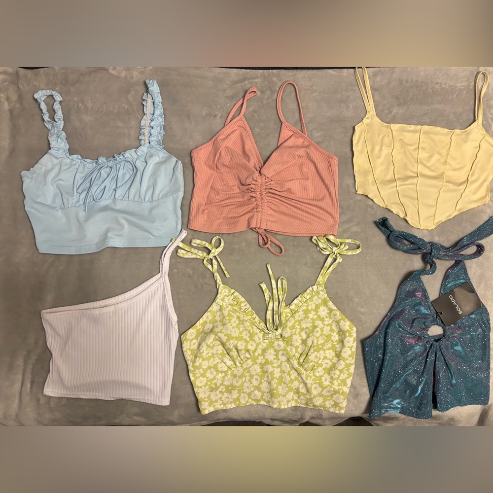 Crop Top Bundle Pack 6 for $10